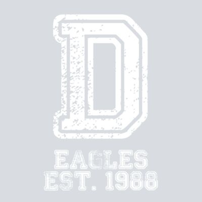 Distressed D - White Thumbnail