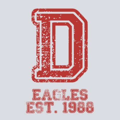 Distressed D - Red Thumbnail