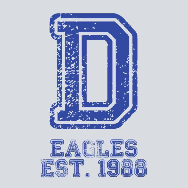 Distressed D - Blue Thumbnail