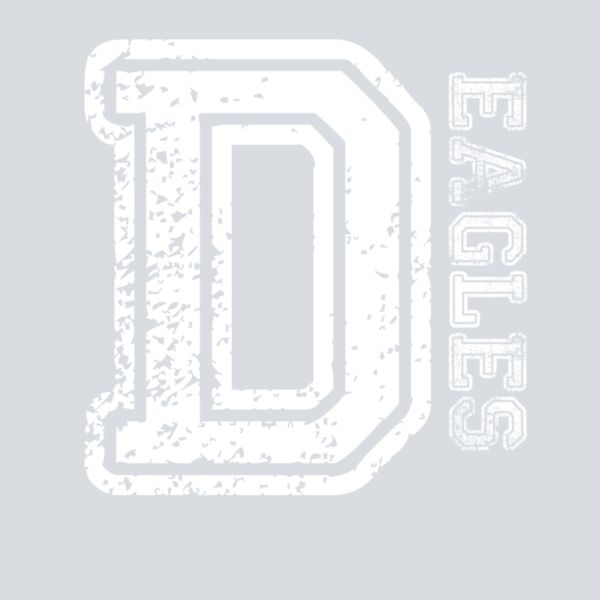 Distressed D & Eagle - White Thumbnail