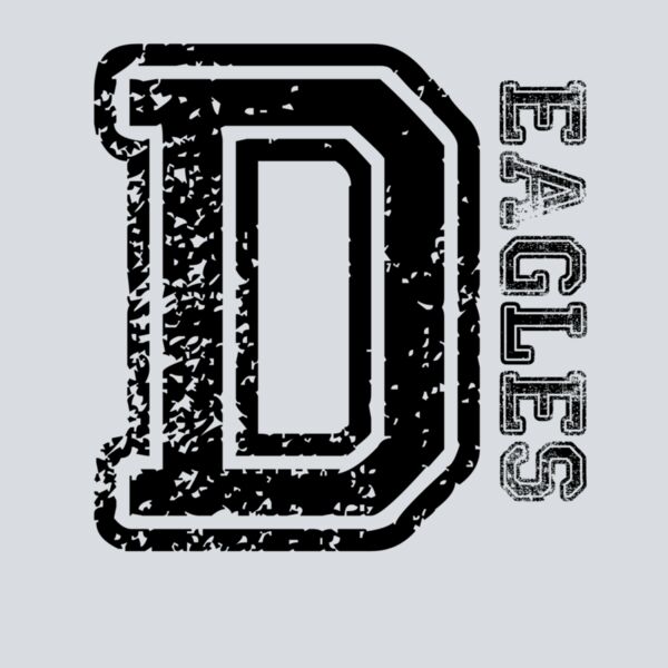 Distressed D & Eagle - Black Thumbnail