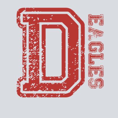 Distressed D & Eagle - Red Thumbnail