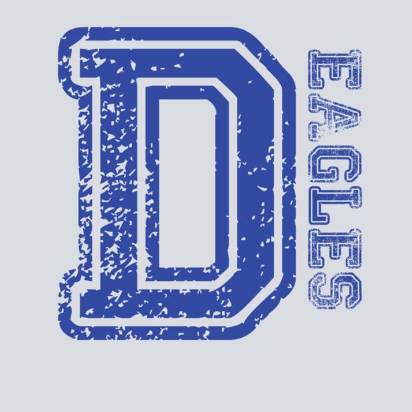 Distressed D & Eagle - Blue Thumbnail